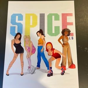 Spice Girls cartoon poster 18” x 24”